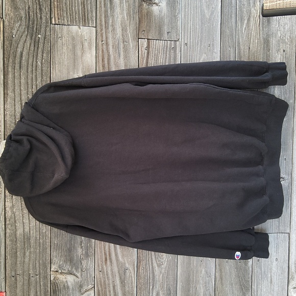 Champion Men's Black Hoodie Sweater Size Extra Large Tall - Picture 7 of 8